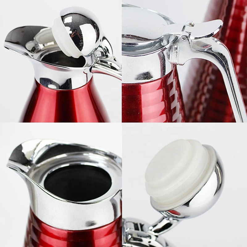 1L 1.5L 2L Stainless Steel Hotel Thermal Coffee Carafe Vacuum Insulation Thermos Tea Coffee Pot