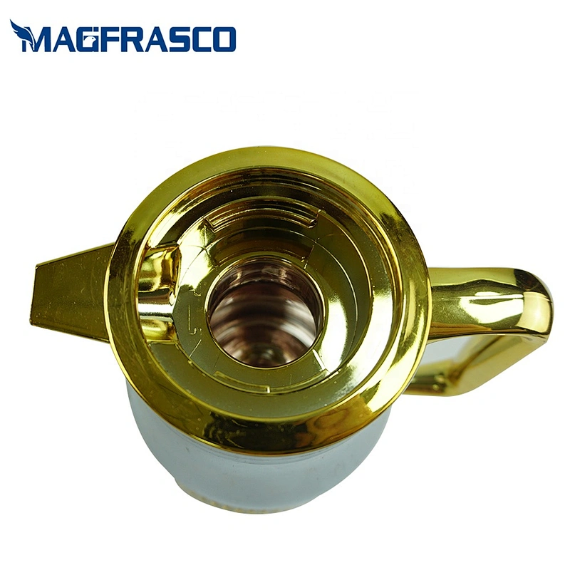0.6L 1L 1.3L 1.6L deluxe luxury thermal thermos arabic vacuum coffee pot with glass liner