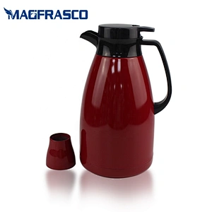 2L Home Restaurant Red Thermos Insulated Vacuum Arabic Double Wall Stainless Steel Coffee Pot Manufacturer