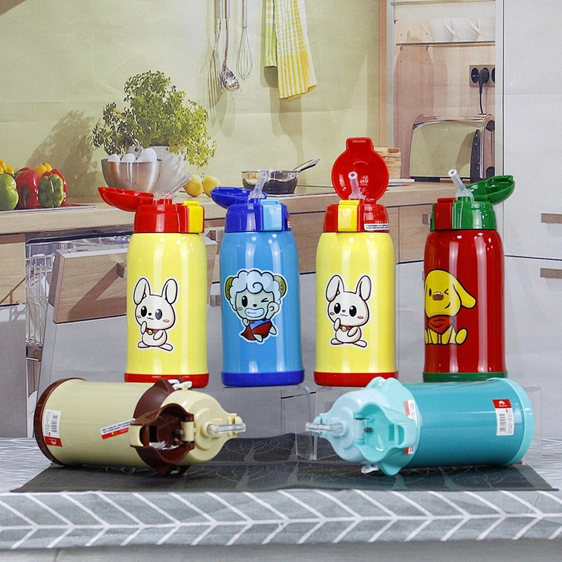 550ML Factory Keep Hot Cold  Vacuum Double Wall Stainless Steel Kids Water Bottle with Custom Printing