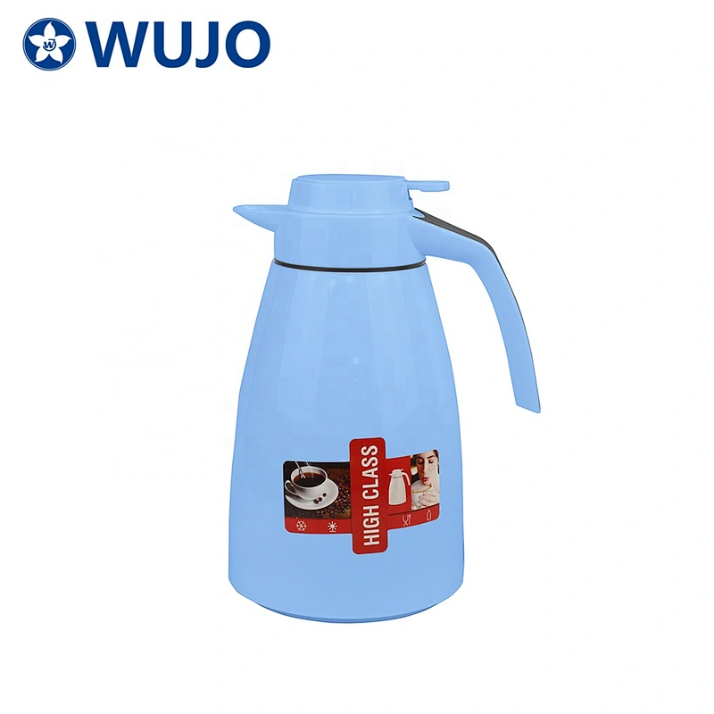 WUJO 2L glass refill arab white filter infuser plastic coffee thermos tea pot