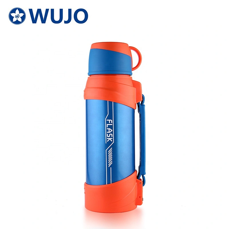 500ml black hot cold double wall thermos camping bicycle sports outdoor water coffee tea stainless steel flask