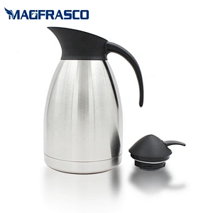 1.2L 1.5L 2L Custom Wholesale Thermal Insulated Arabic  Ethiopian Stainless Steel  Pour Over Coffee Pot