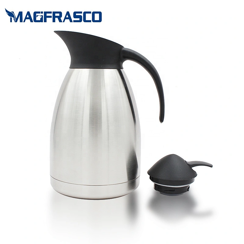 1.2L 1.5L 2L Custom Wholesale Thermal Insulated Arabic  Ethiopian Stainless Steel  Pour Over Coffee Pot