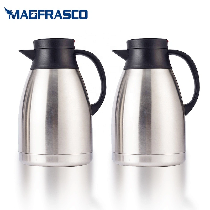 Eco Friendly Warm Cold Vacuum Water Thermos Double Wall Stainless Steel Arabic Coffee Pot Dallah Flask
