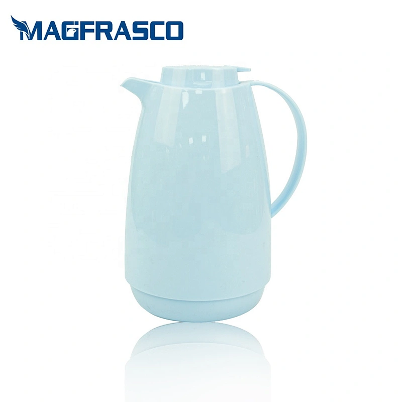 manufacturer 1L 1.5L glass inner custom printing thermal thermos insulation coffee termos plastic vacuum flask jug