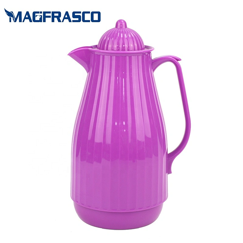 Factory Eco Friendly Vacuum Flask Thermal Insulation Arabic Plastic Coffee Pot with Glass Liner