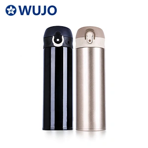 Magfrasco high quality hot cold vacuum insulated double wall stainless steel  black water bottle