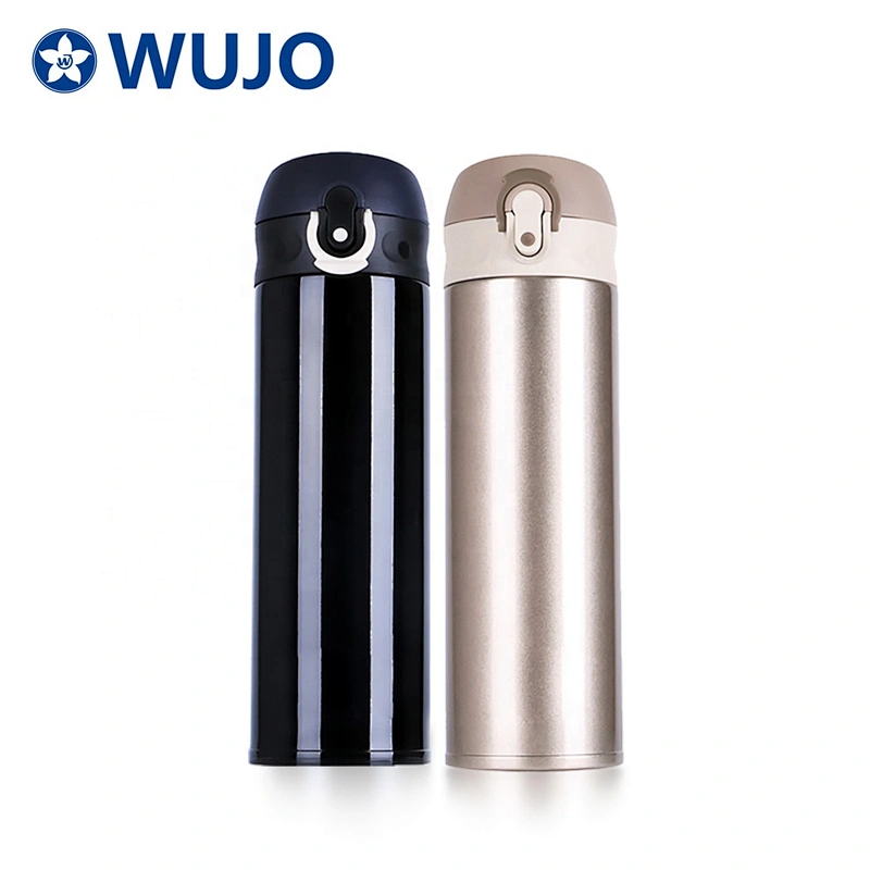 Magfrasco high quality hot cold vacuum insulated double wall stainless steel  black water bottle