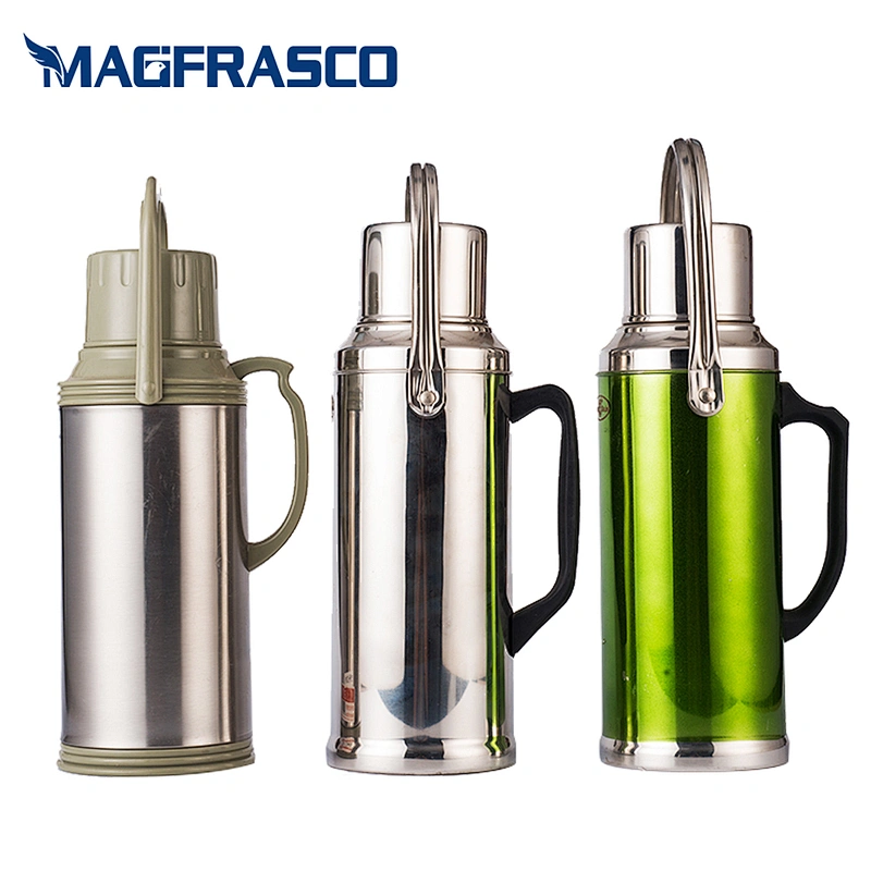 Factory 2L 3.2L SONCAP  Custom Water Insulated Stainless Steel vacuum flask with Glass Refill Inner