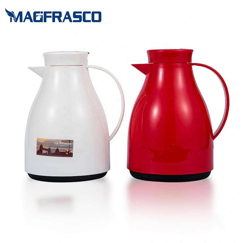 0.5L 1L 2L Custom Logo Printing Free Sample Dubai Arab Yemen Coffee Thermos Plastic Vacuum Flask