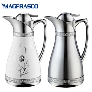 Factory 1L Luxury Glass Refill Insulated Thermal Thermos Coffee Vacuum Jug with Custom  Printing