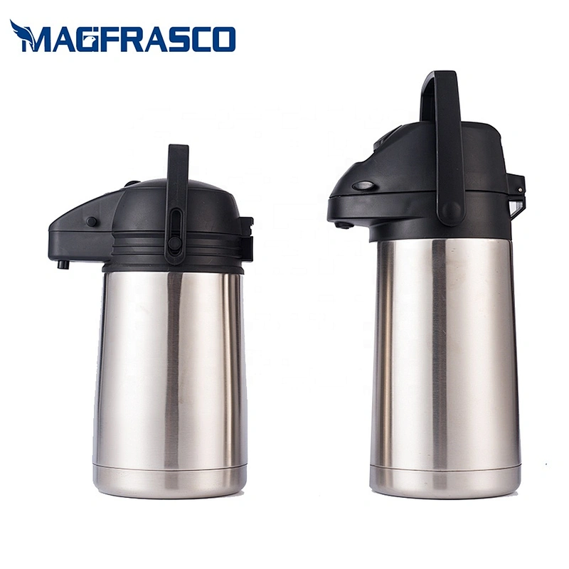 1L 1.3L 1.6L 1.9L  Hotel Restaurant Customized Double Wall Airpot Termos Stanley Coffee Pot Stainless Steel