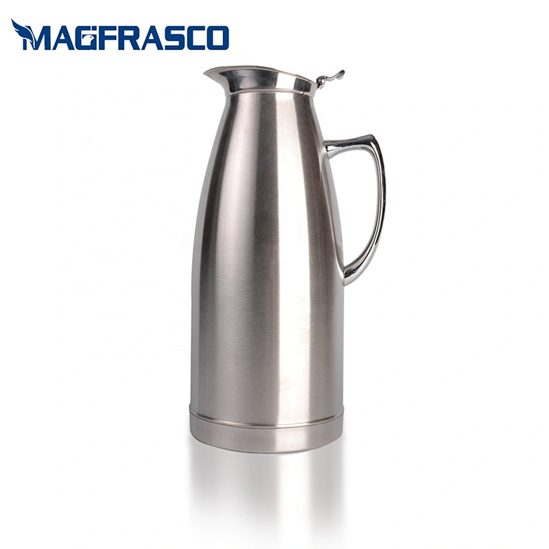 0.75L 1L 1.5L 2L Thermal Thermos Flask Hot Cold Vacuum Serving Moka Coffee Pot for Hotel Restaurant Airline