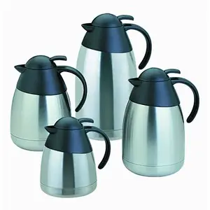 MAGFRASCO restaurant airline commercial dubai arabic silver thermal tea double wall stainless steel coffee pot
