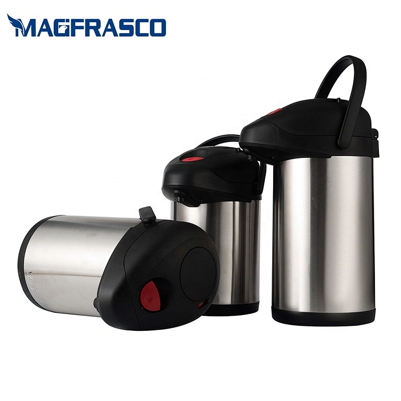 Wholesale 2.5L 3L 3.5L 4L 304 201 Best Selling Restaurant Hotel Double Wall SS Coffee Termos Vacuum Airpot