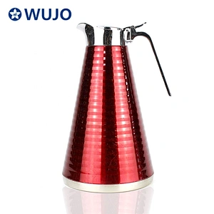 1L 1.5L 2L Stainless Steel Hotel Thermal Coffee Carafe Vacuum Insulation Thermos Tea Coffee Pot