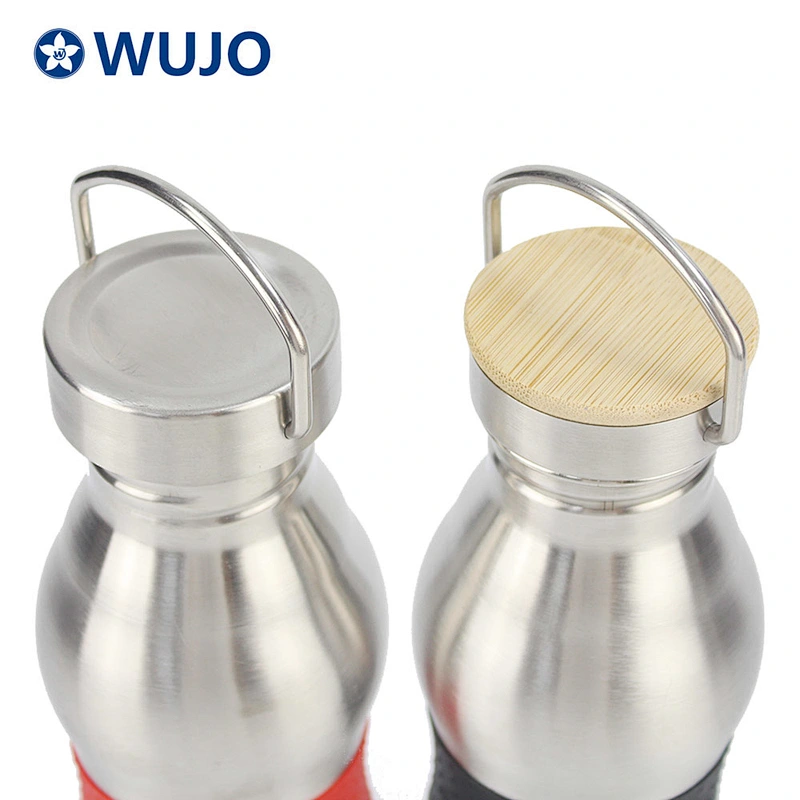 Magfrasco 750ml  cola shaped silver stainless steel workout water bottle