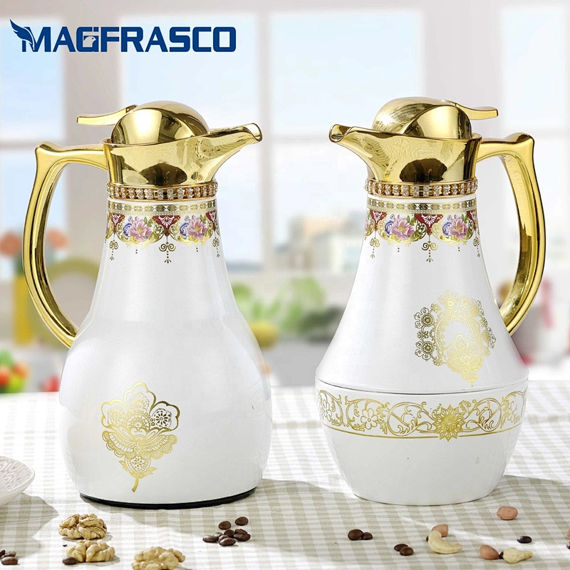 WUJO Qatar Dubai Saudi Afghanistan brass copper vacuum coffee flask thermo arabic tea pot