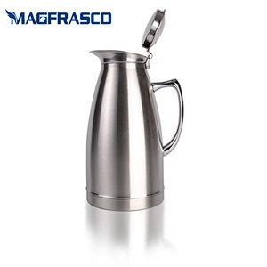 0.75L 1L 1.5L 2L Thermal Thermos Flask Hot Cold Vacuum Serving Moka Coffee Pot for Hotel Restaurant Airline