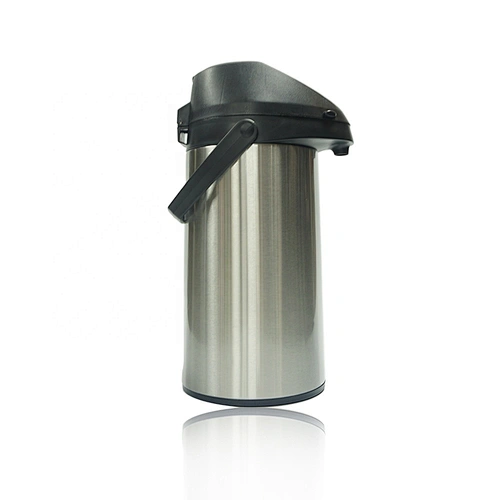 WUJO 3L wholesale best selling silver stainless steel glass liner coffee dispenser thermos