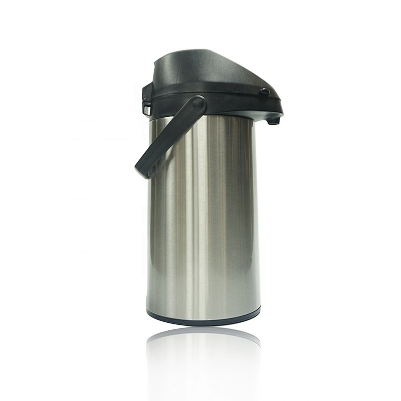 WUJO 3L wholesale best selling silver stainless steel glass liner coffee dispenser thermos