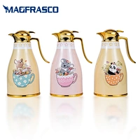 0.68L 1L High Quality Candle Burn Tea Water Beverage Glass Inner Personalized Thermos Coffee Pot