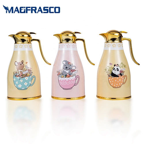 0.68L 1L High Quality Candle Burn Tea Water Beverage Glass Inner Personalized Thermos Coffee Pot