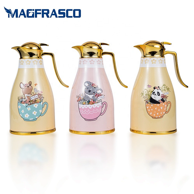 0.68L 1L High Quality Candle Burn Tea Water Beverage Glass Inner Personalized Thermos Coffee Pot