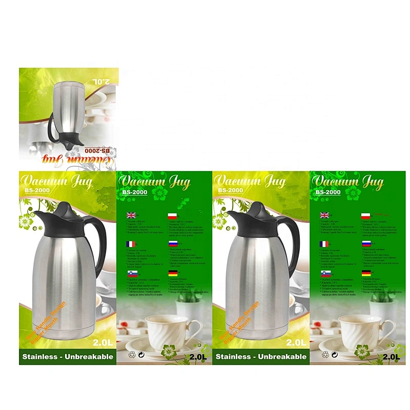 Factory Vacuum Keep Hot Cold Inner Wall Out Wall Stainless Steel Saudi Turkish Thermal Arab Coffee Pot