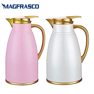 1L 1.3L 1.6L 1.9L High Quality Custom Muslim Arabic Turkish Vacuum Thermos Flask  with Glass Refill Inside
