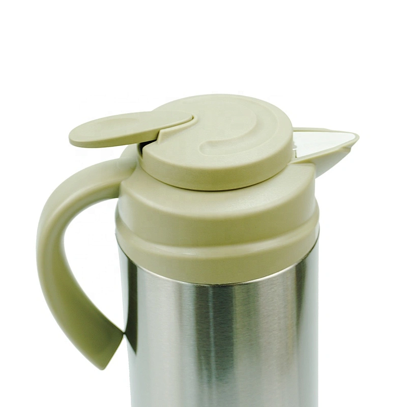 1L 1.3L 1.6L 1.9L custom wholesale double wall stainless steel coffee pot with glass liner