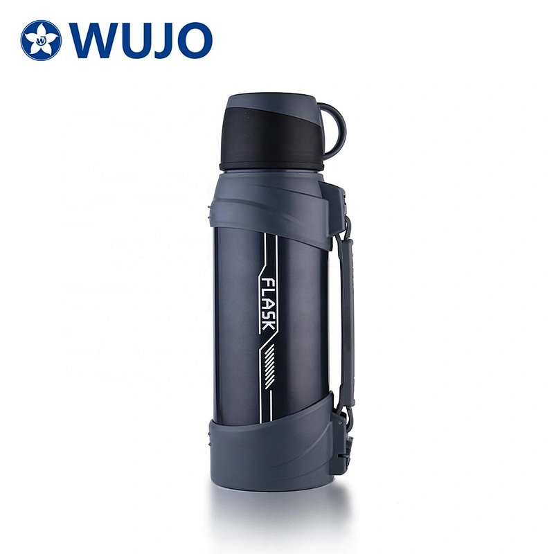 500ml black hot cold double wall thermos camping bicycle sports outdoor water coffee tea stainless steel flask
