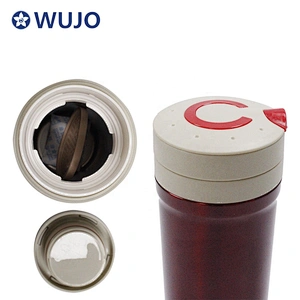 304 Stainless Steel Custom Logo hot cold Thermos Vacuum Termos Flask Drink Bottle With Tea Filter