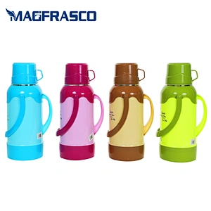 Custom Logo OEM  2L 3.2L Glass Refill Plastic Tea Coffee Water Thermos Jug with SONCAP