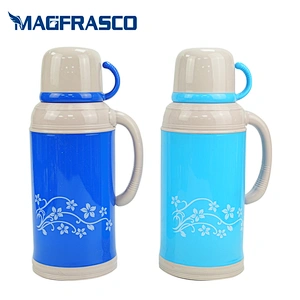 Factory Free Sample 1L 1.8L Custom Logo Blue Glass Refill Termos Plastic Travel Outdoor Stanley Thermo