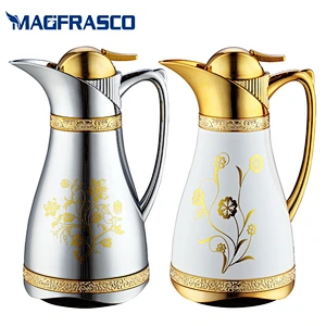 Factory 1L Luxury Glass Refill Insulated Thermal Thermos Coffee Vacuum Jug with Custom  Printing