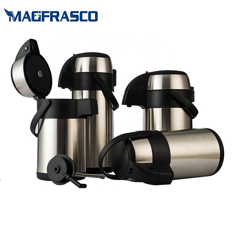 China Factory South American Double Wall Airpot Vacuum Flask Acero Inoxidable Cafe Agua Termos Stainless Steel