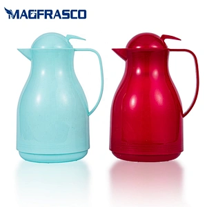 New high quality glass liner inner arabic plastic thermal coffee hot water flask thermo vacuum insulated jug