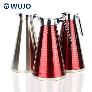 2021 NEW arabian style double wall airline hotel tea thermal flask stainless steel coffee pot
