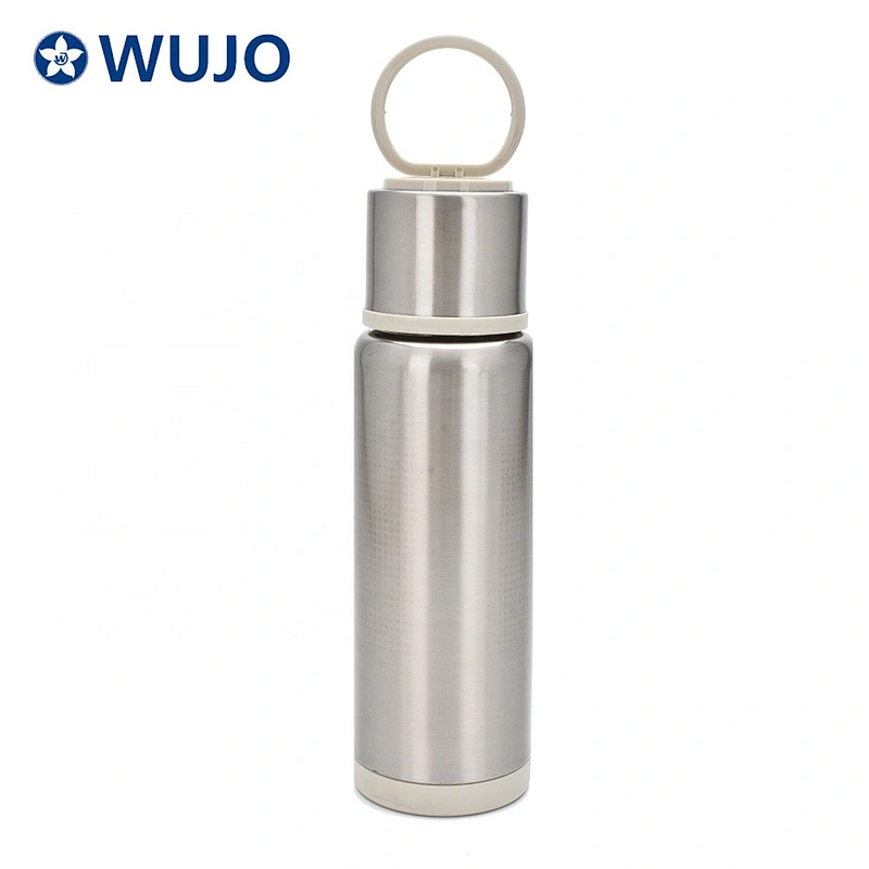 Magfrasco 350ml / 500ml silver black double wall thermos stainless steel