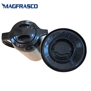 China Factory SGS 1L 1.3L 1.6L 1.9L Metal Body Tea Thermos Vacuum Dallah Coffee Pot with Glass Refill