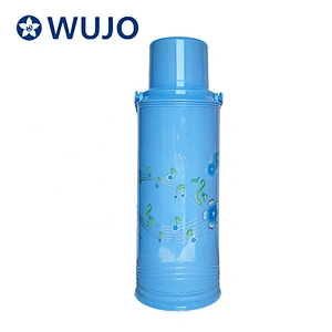 Custom logo hot 24 hours 2L plastic thermos glass vacuum flask