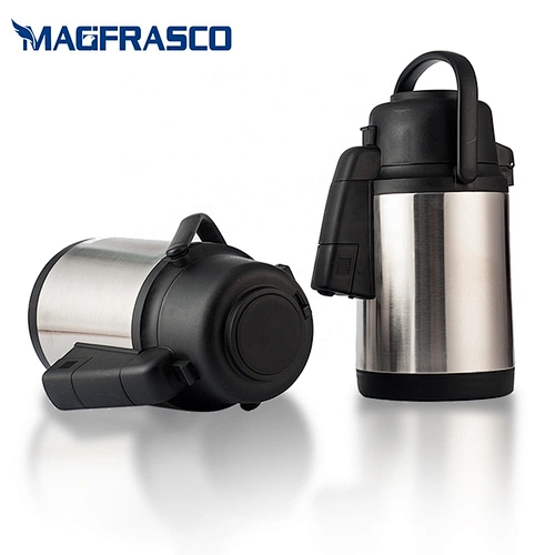 Big Endurable Capacity Silver Elephant Air Pump Pressure Coffee Pot Double Wall Stainless Steel Vacuum Airpot