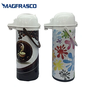 OEM Wholesale Glass Refill Inner Metal Body  Carafe Coffee Pot Vacuum Flask Airpot in Bangladesh