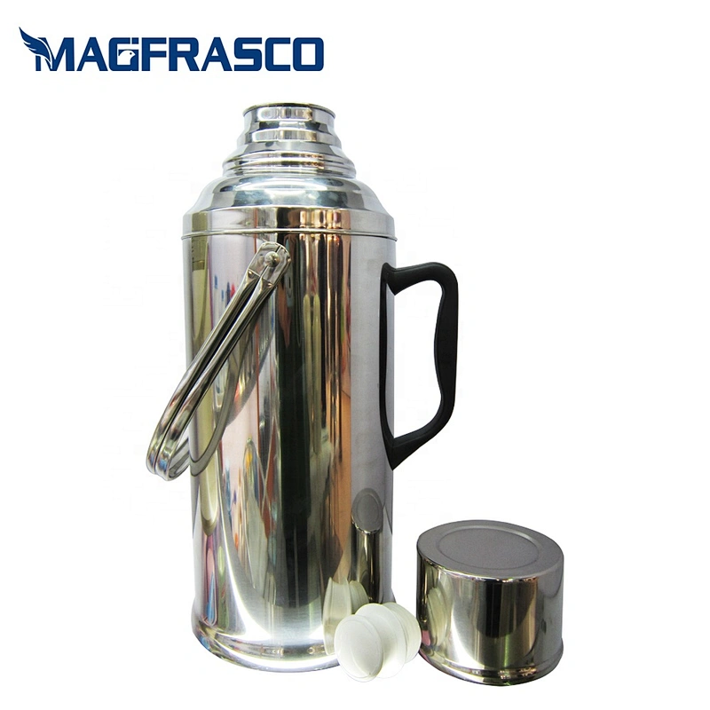 Factory 2L 3.2L SONCAP  Custom Water Insulated Stainless Steel vacuum flask with Glass Refill Inner
