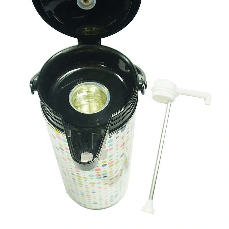 Magfrasco air pump pot glass liner inner plastic vacuum flask customized thermos