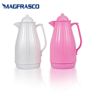 WUJO plastic bottle cheap vacuum thermos with glass liner