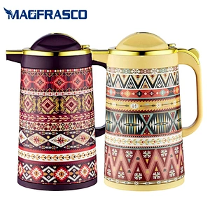 1.0L 1.3L 1.6L 1.9L Factory Egyptian Glass Refill Metal Coffee Pot Thermal Insulation Thermos Vacuum Flasks