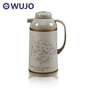 Magfrasco thermos metal body glass lined thermal insulated flask bottle